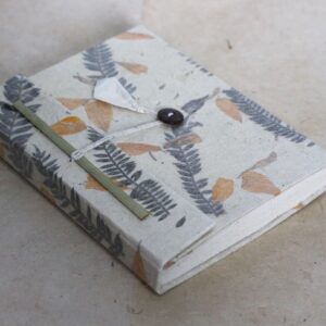 Marigold Fern Leaves Mix Flower Notebook