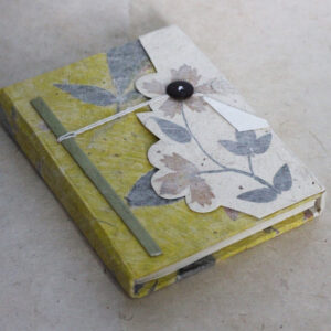 Yellow Flower Handmade Notebook